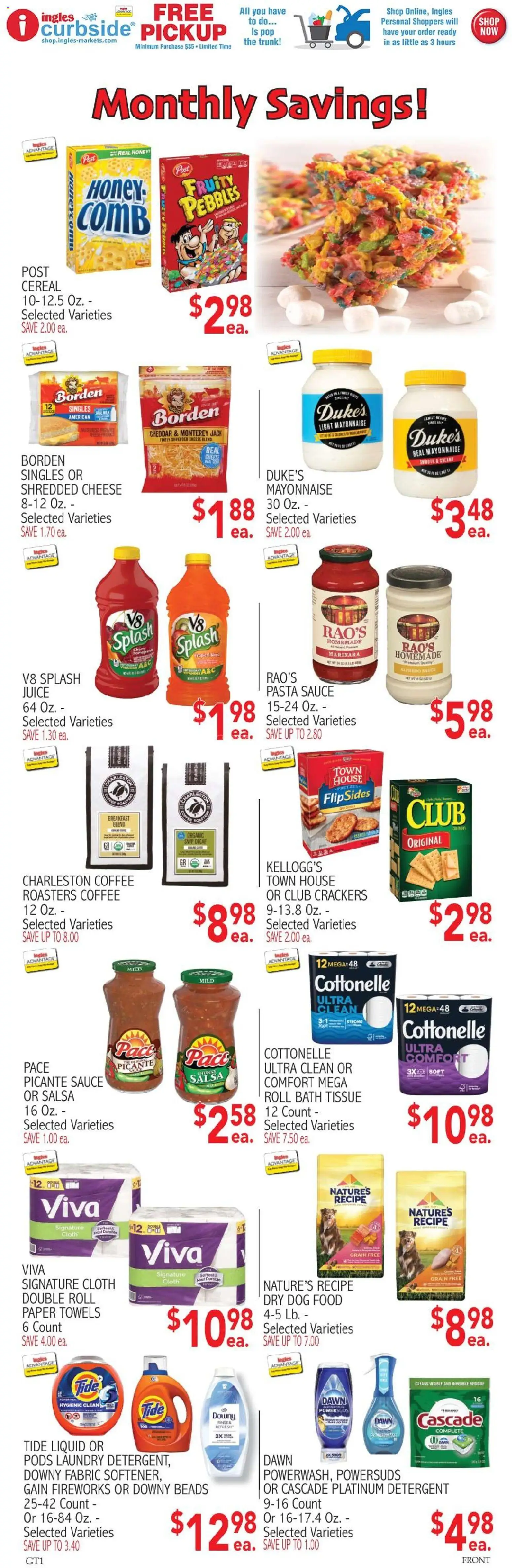 Ingles Weekly Ad - valid from 29.04.2026 | Page: 5 | Products: Cheese, Juice, Detergent, Sauce