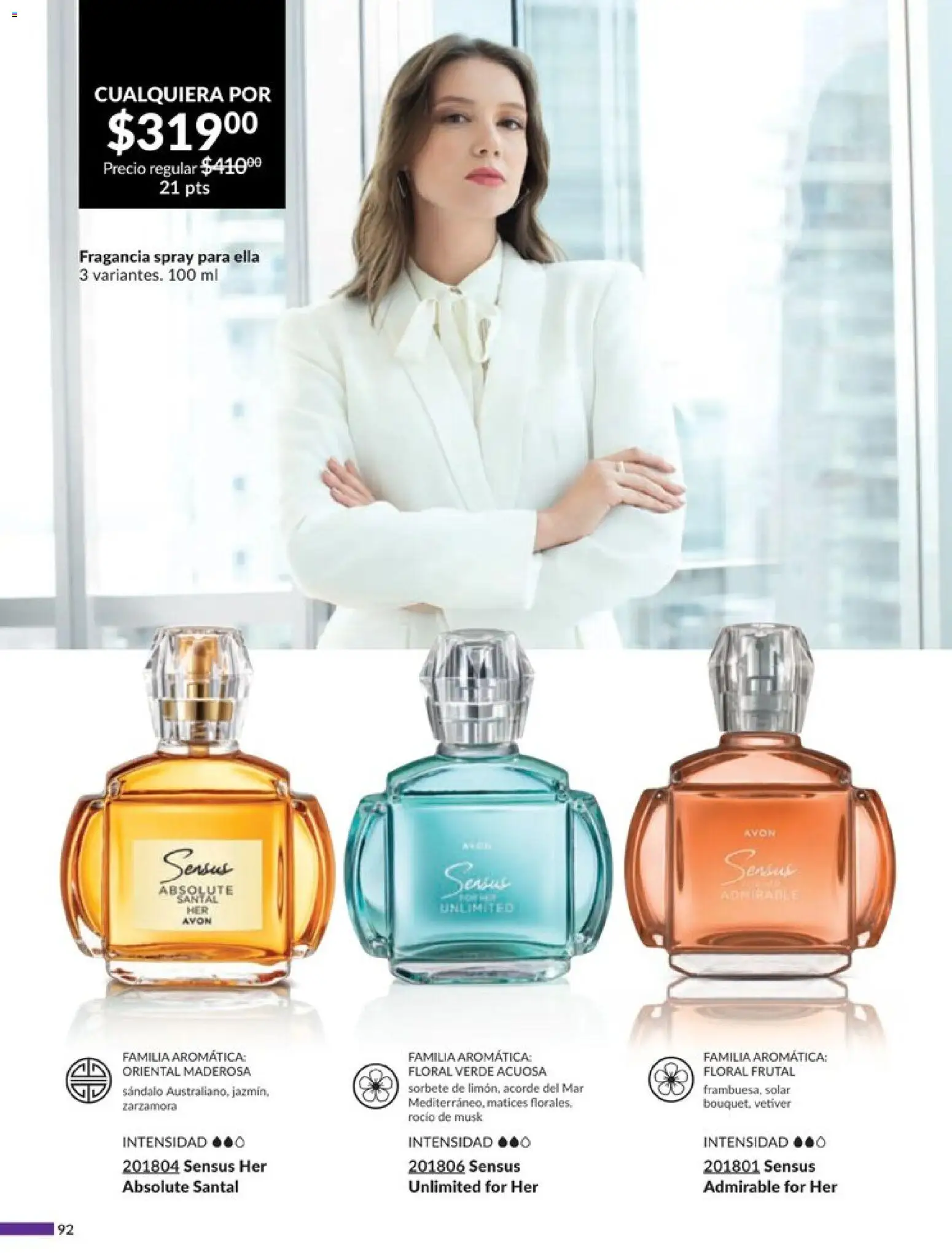 Nuevas ofertas de AVON válidas en toda la República Mexicana desde el 20.12.2025. ¡Encuentra las mejores ofertas en AVON campaña 1 2026! | Página: 98 | Productos: Perfume, Fragancia