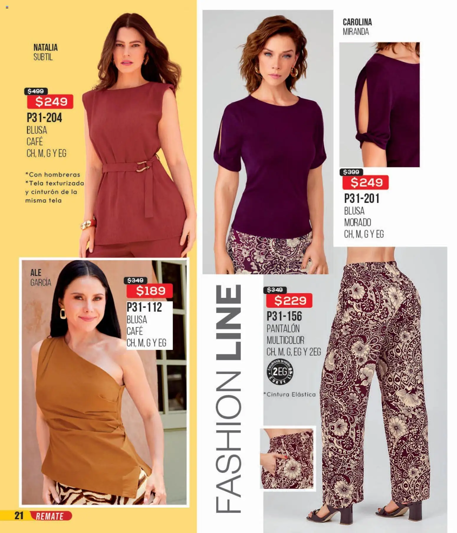 Nuevas ofertas de Cklass válidas en toda la República Mexicana desde el 16.02.2026. ¡Encuentra las mejores ofertas en Cklass catálogo Remate Ropa! | Página: 22 | Productos: Blusa, Cinturón, Café