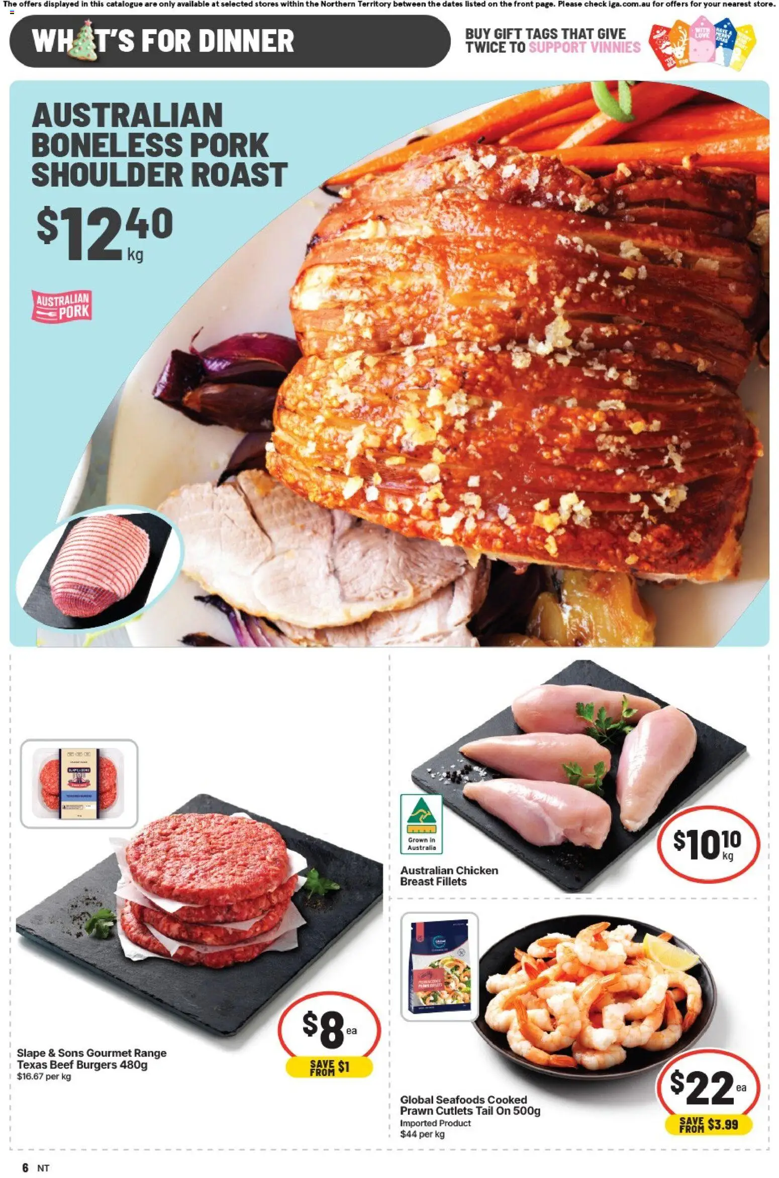 IGA catalogue - valid from 12.11.2025 | Page: 7 | Products: Chicken, Pork, Beef