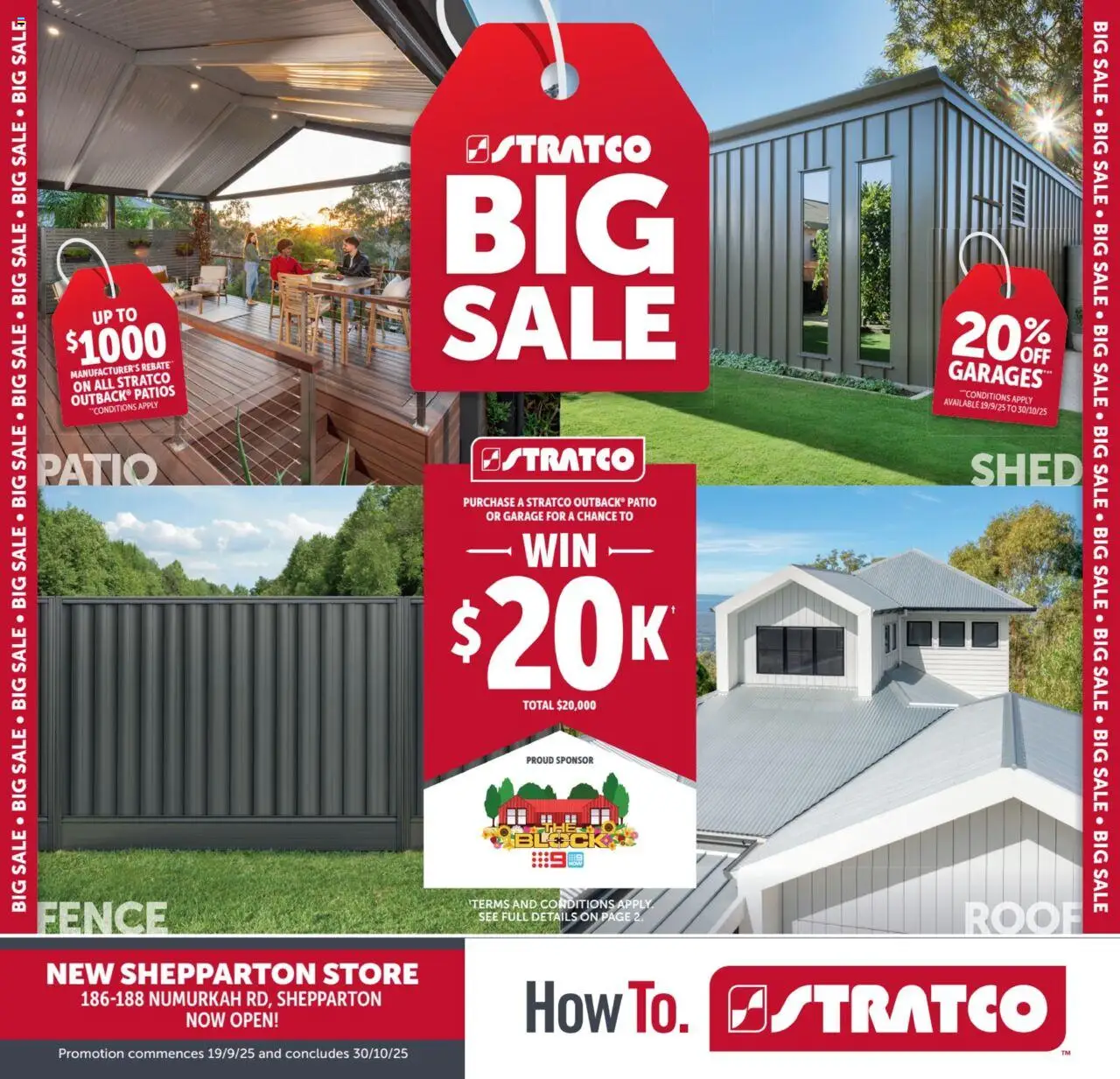 Stratco catalogue - valid from 19.09.2025 | Page: 1 | Products: Fence, Shed
