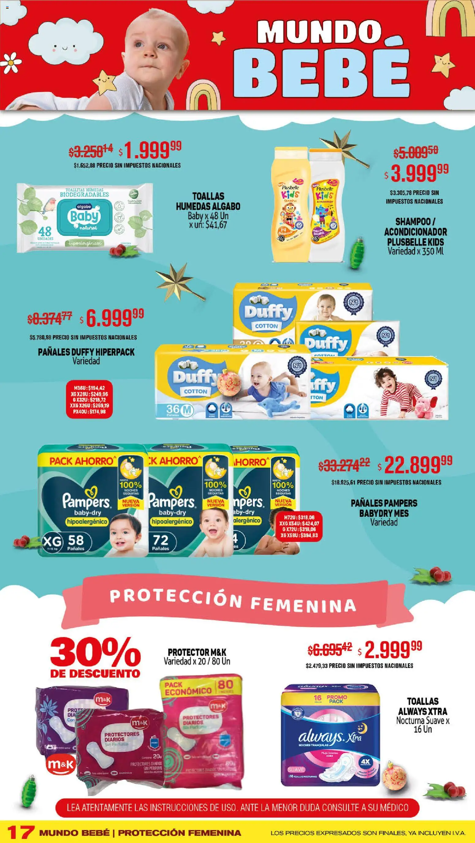 Makro ofertas │ válido desde el 11.12.2025 | Página: 17 | Productos: Toallas, Acondicionador, Toallitas húmedas, Pañales