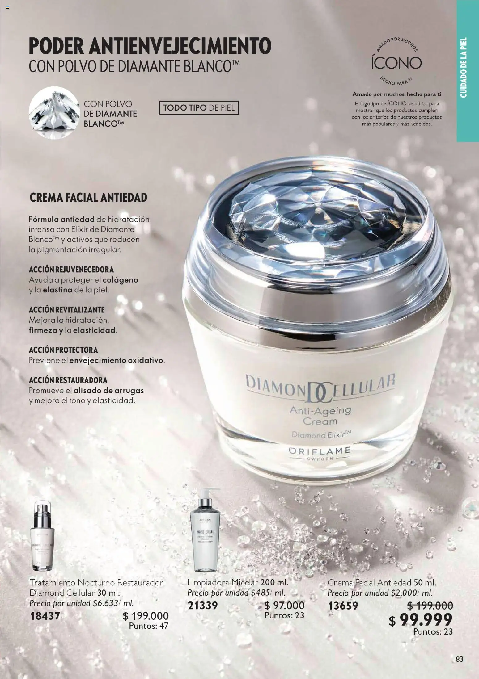 Oriflame revista - valida desde el 06.12.2025 | Página: 83 | Productos: Crema, Polvo