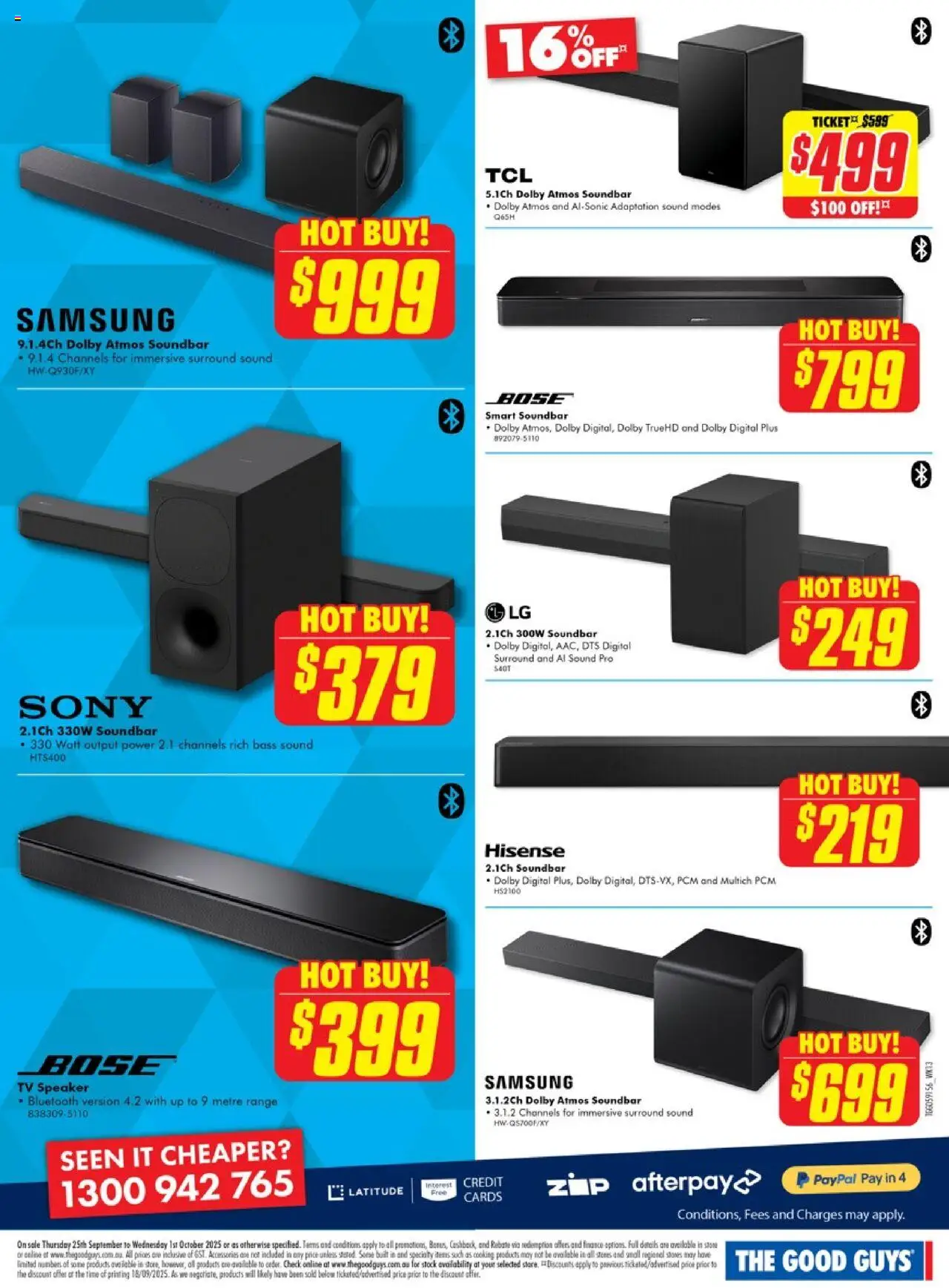 The Good Guys catalogue - valid from 24.09.2025 | Page: 8 | Products: Stones, Digital, Tv, Speaker