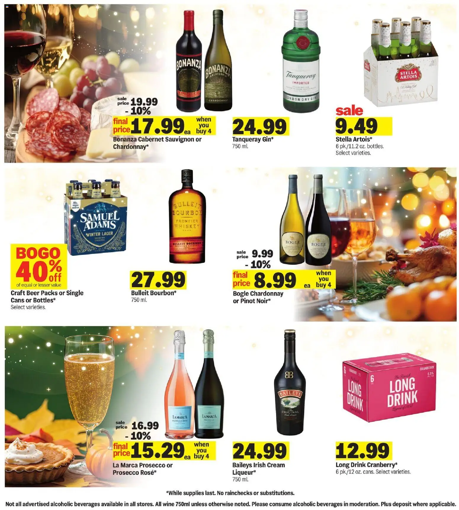 Meijer Weekly Ad - MI - valid from 19.11.2025 | Page: 29 | Products: Wine, Beer, Gin, Cream