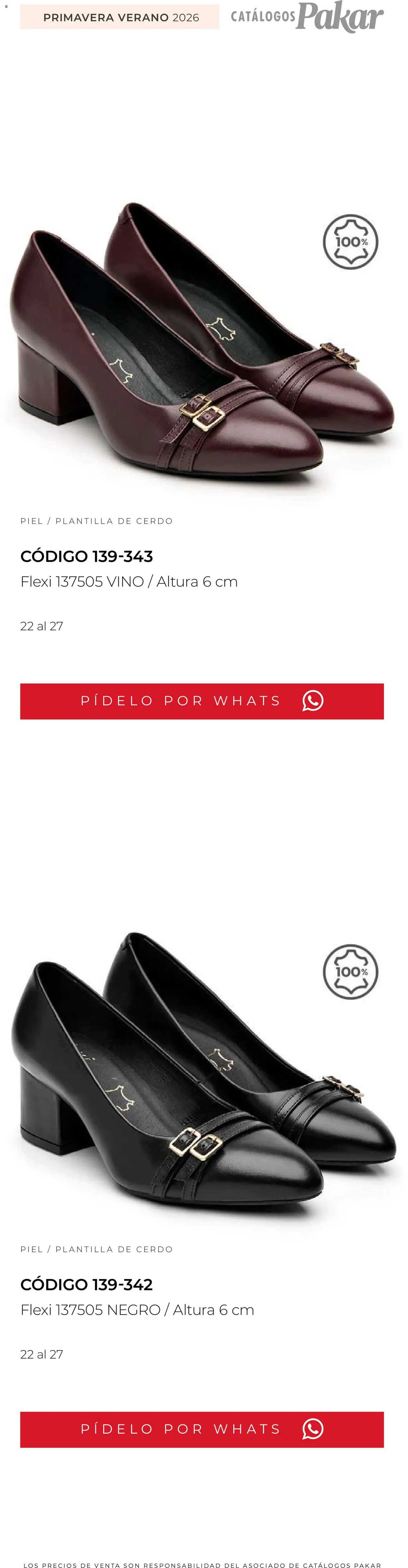 Nuevas ofertas de SC Pakar válidas en toda la República Mexicana desde el 04.03.2026. ¡Encuentra las mejores ofertas en SC Pakar catálogo Flexi PV26! | Página: 57 | Productos: Cerdo, Vino