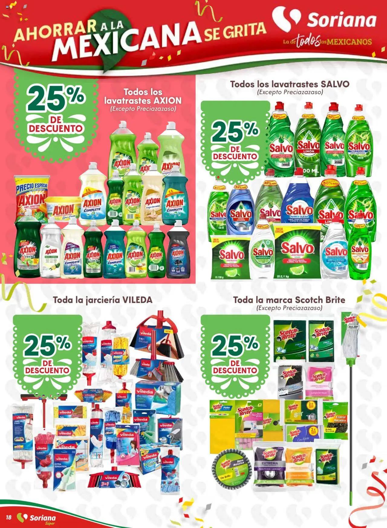 Nuevas ofertas de Soriana válidas en toda la República Mexicana desde el 10.09.2025. ¡Encuentra las mejores ofertas en Soriana - Ahorrar a la mexicana se grita Soriana Súper Nacional! | Página: 18 | Productos: Limón