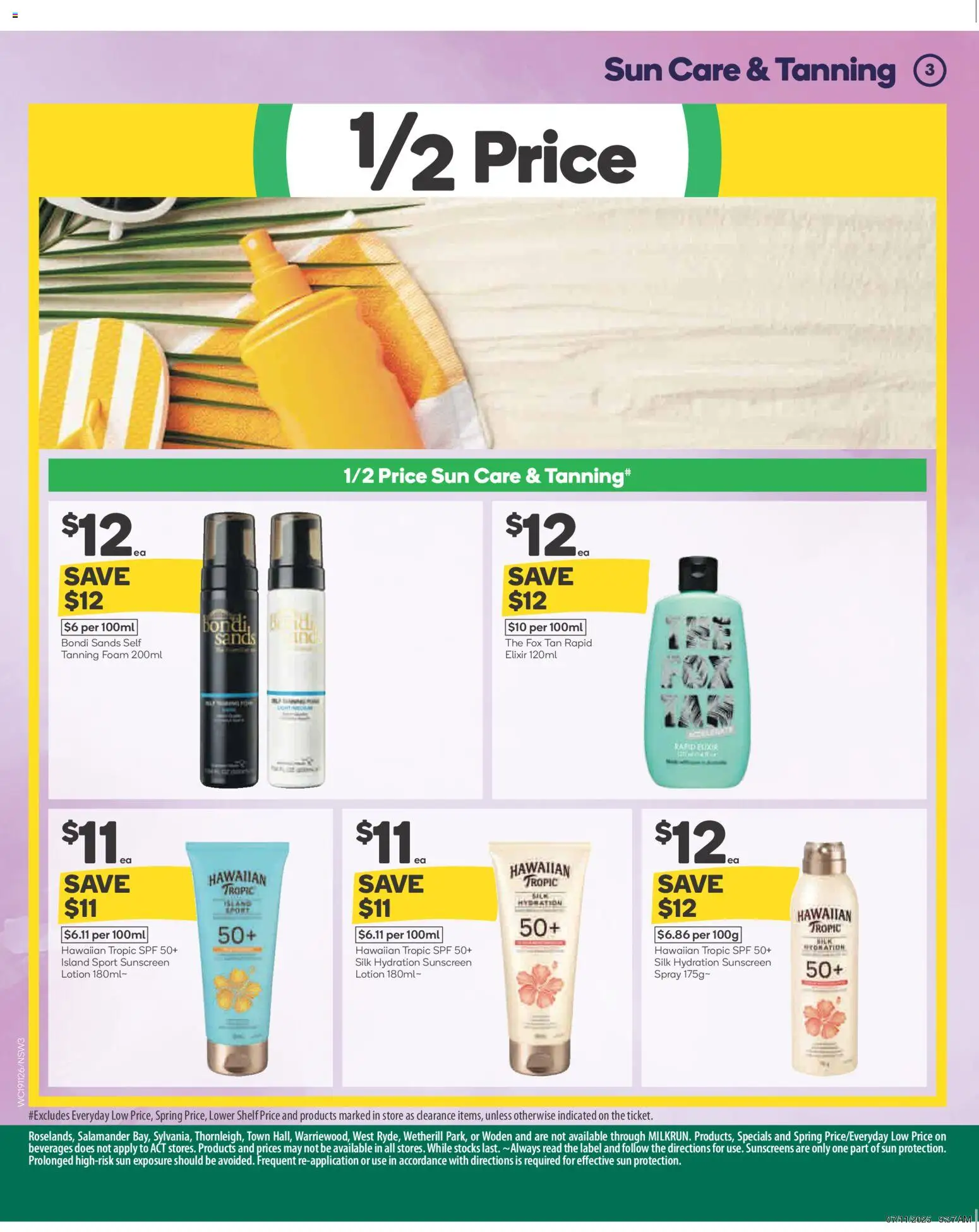Woolworths catalogue - valid from 19.11.2025 | Page: 4 | Products: Shelf, Sunscreen, Lotion