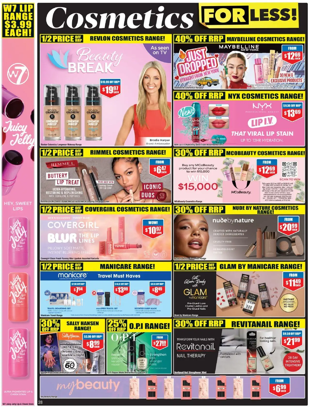 Chemist Warehouse catalogue - valid from 26.06.2025 | Page: 28 | Products: Makeup, Tv, Lip stain, Lip liner
