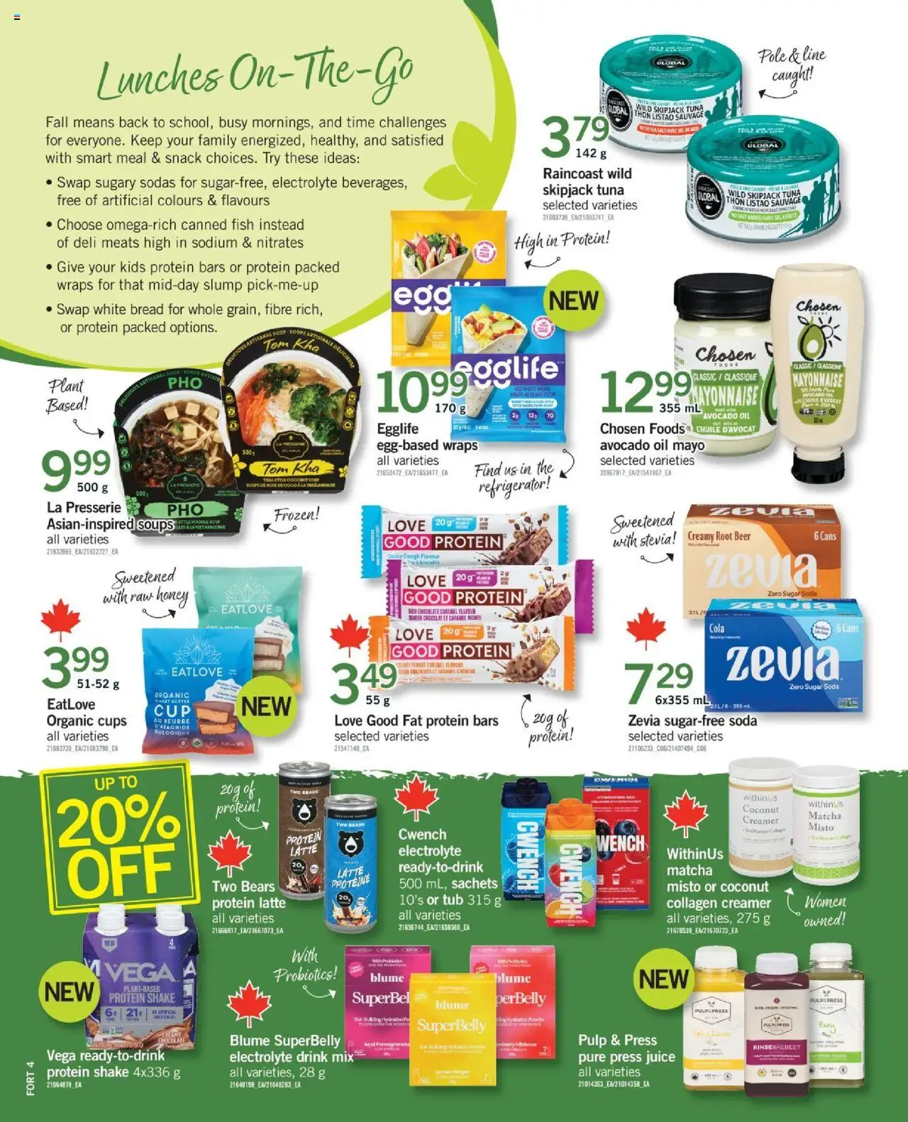 Fortinos flyer valid from 28.08.2025 | Page: 11 | Products: Fish, Refrigerator, Bread, Chocolate