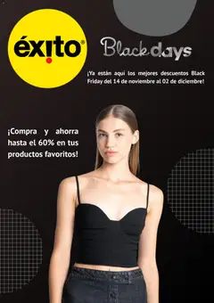 Éxito - Black Friday -  Vista previa de la revista de la tienda Éxito valido desde el 14.11.2025