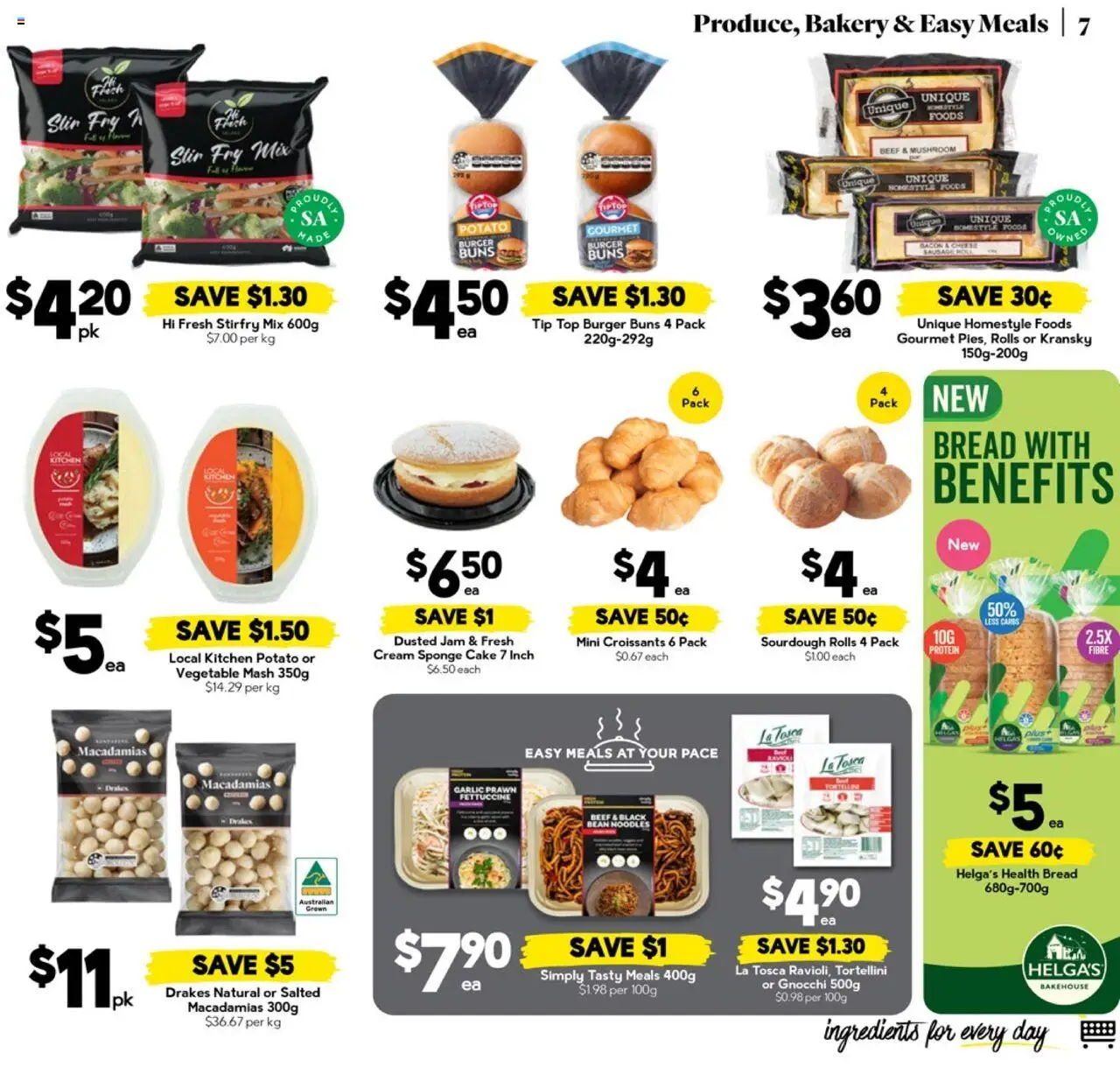 Drakes catalogue - valid from 02.07.2025 | Page: 7 | Products: Noodles, Cream, Sponge, Garlic
