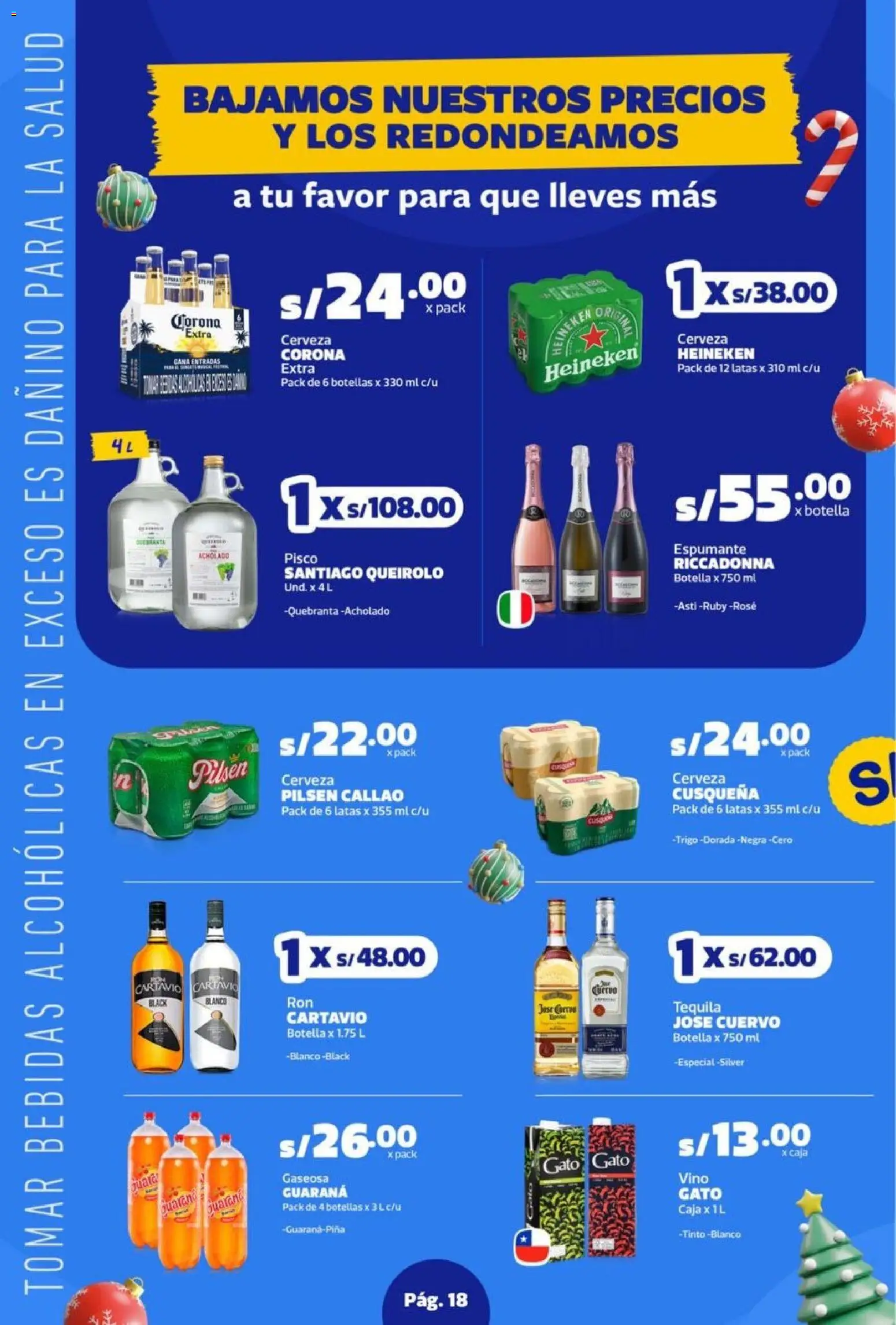 Catálogo Makro válido desde 06.11.2025 | Página: 18 | Productos: Caja, Vino, Cerveza
