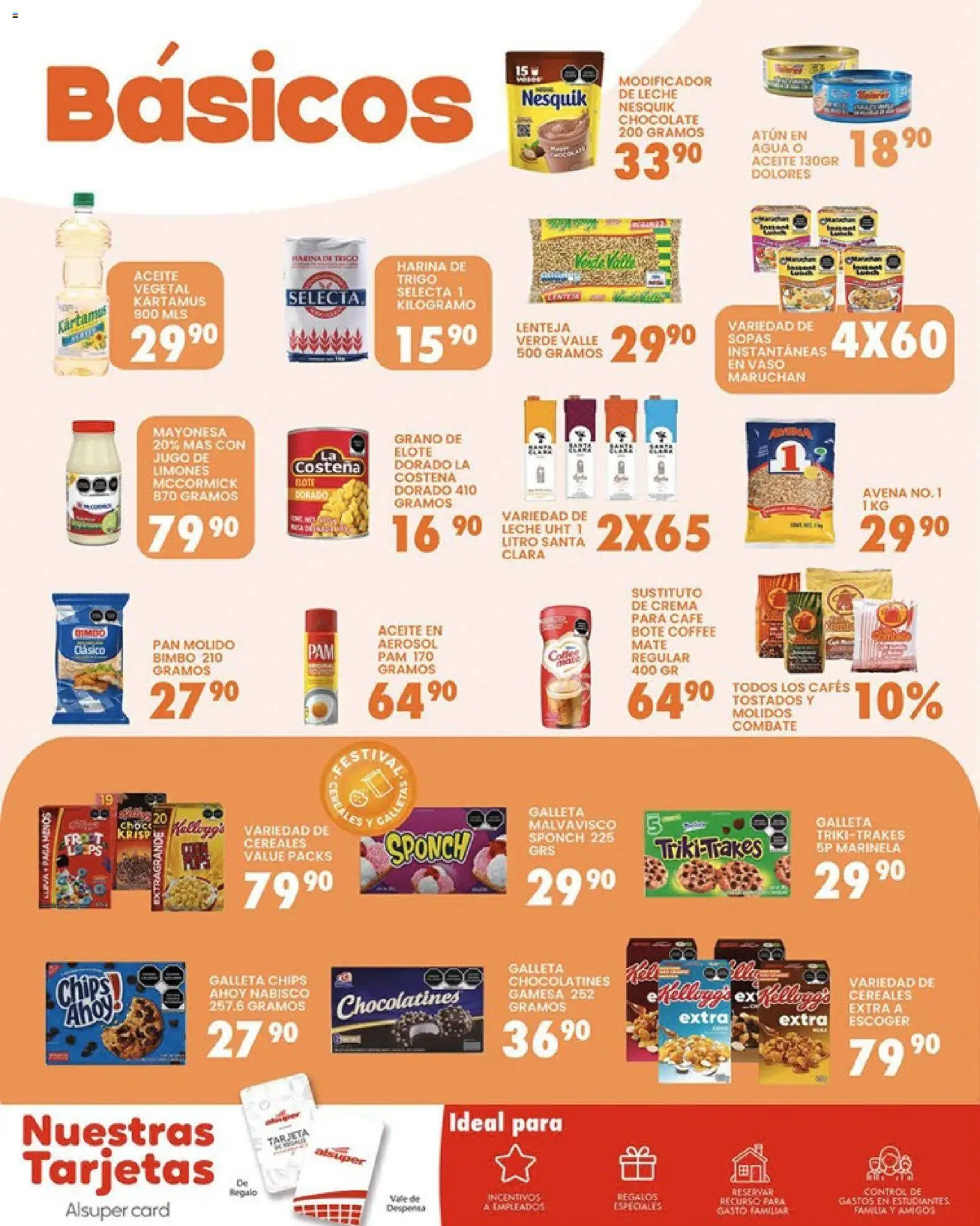 Nuevas ofertas de Alsuper válidas en toda la República Mexicana desde el 17.03.2026. ¡Encuentra las mejores ofertas en Alsuper folleto Calera! | Página: 6 | Productos: Pan molido, Crema, Leche, Café
