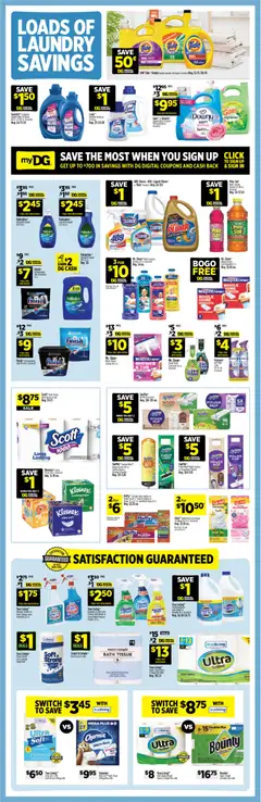 Preview of Dollar General weekly ads valid from 05.04.2026 | Page: 10 | Products: Vinegar, Shower, Detergent, Switch