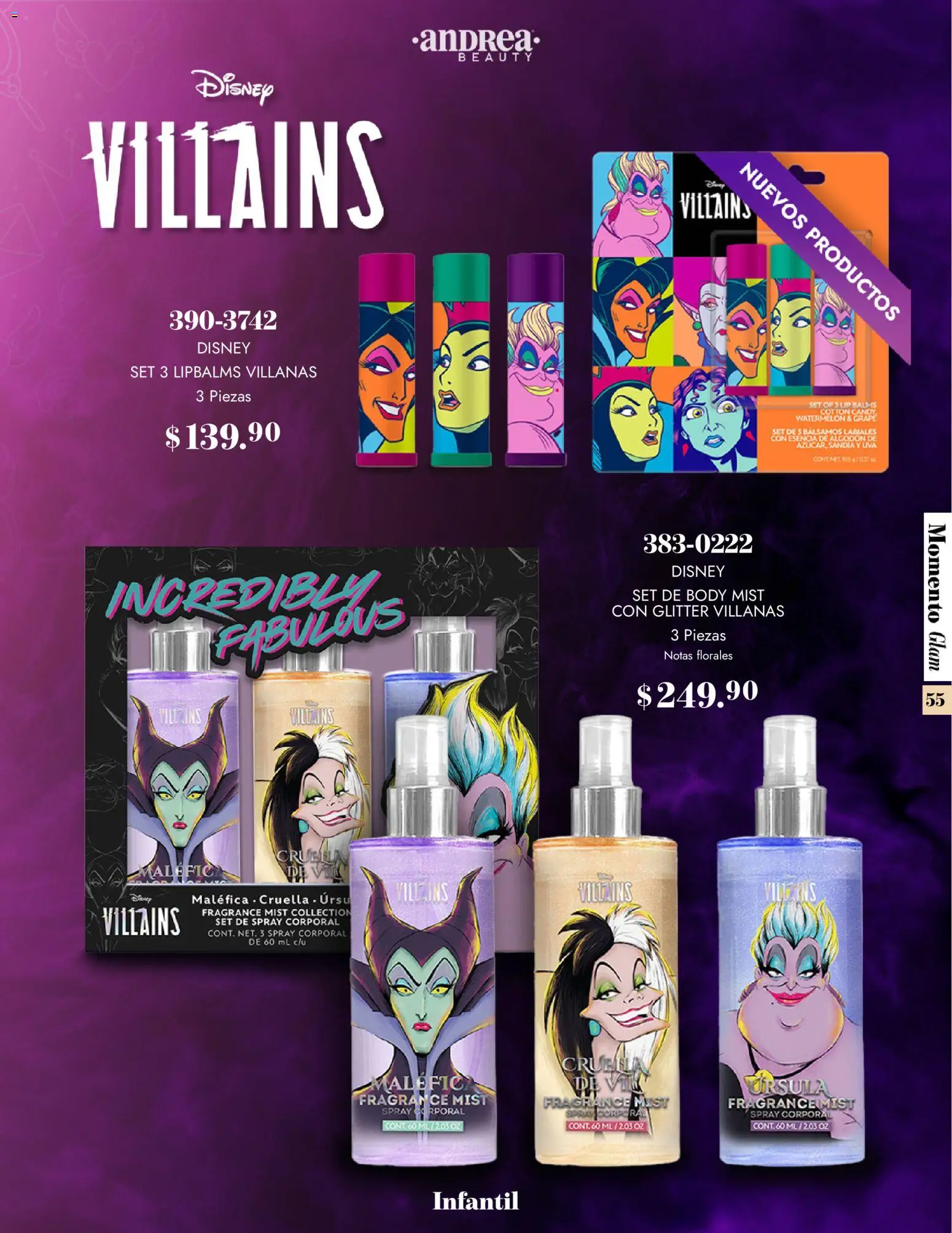 Nuevas ofertas de Andrea válidas en toda la República Mexicana desde el 26.10.2025. ¡Encuentra las mejores ofertas en Andrea catálogo Momento Glam! | Página: 55 | Productos: Sandía, Uva, Algodón, Body