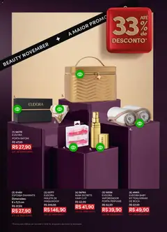 Eudora Black Friday - Pré-Visualização do folheto da loja Eudora, válido de 29.10.2025 | Página: 124 | Produtos: Perfume, Esponja, Batom, Porta