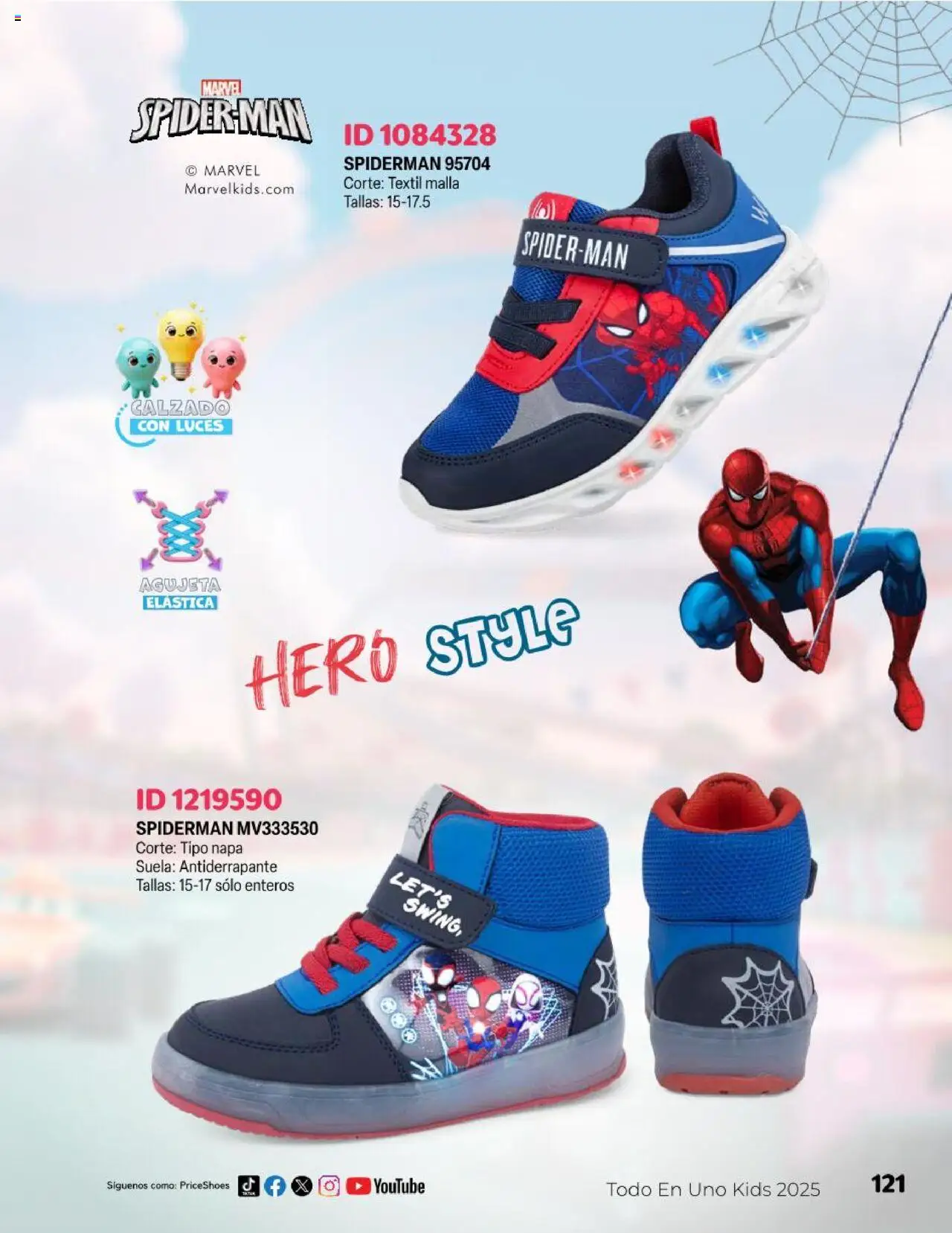 Nuevas ofertas de Price Shoes válidas en toda la República Mexicana desde el 23.04.2025. ¡Encuentra las mejores ofertas en Price Shoes catálogo Kids! | Página: 121 | Productos: Malla