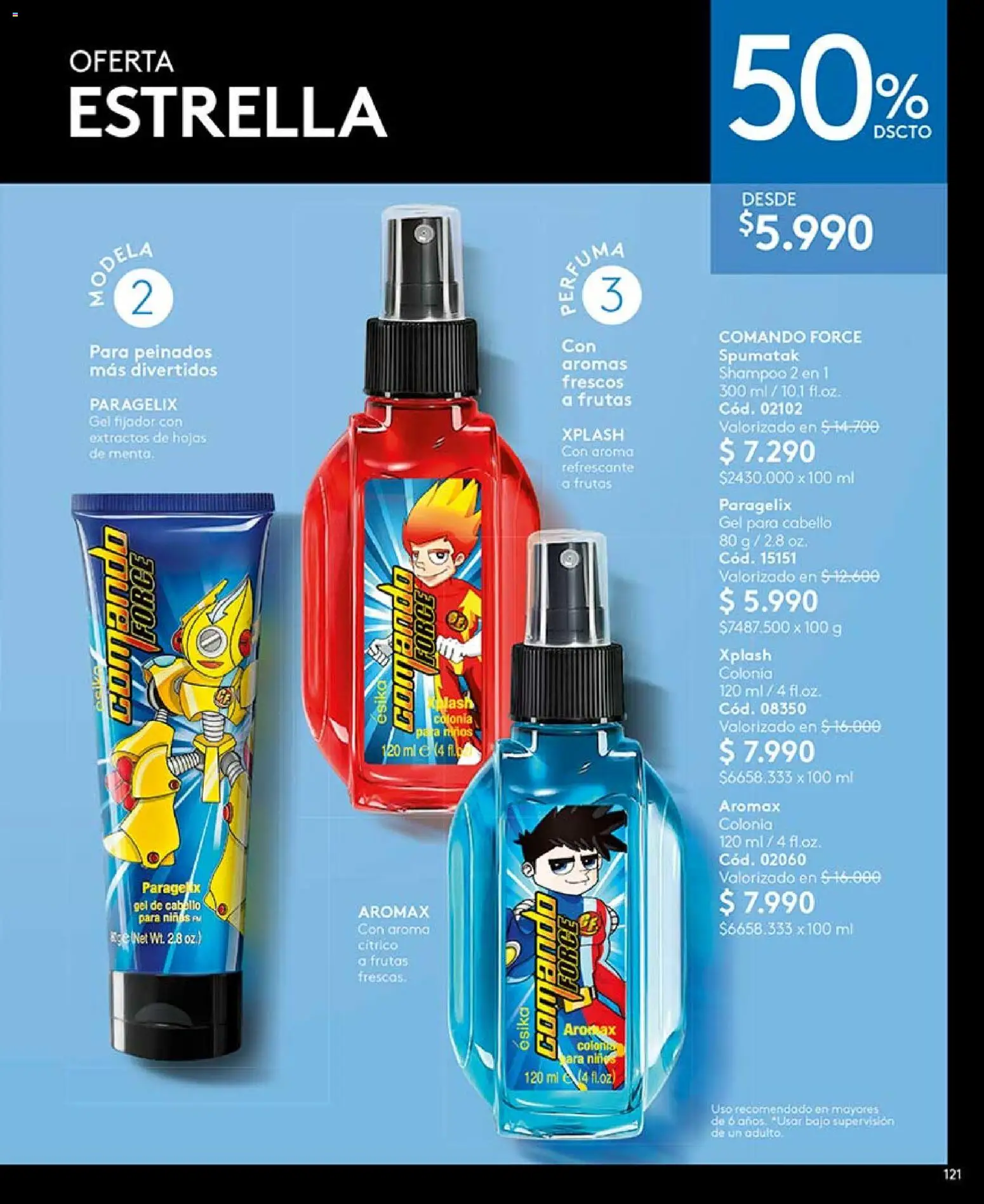 Catálogo Ésika Campaña 7 │ válido desde el 18.04.2026 | Página: 133 | Productos: Fijador, Shampoo