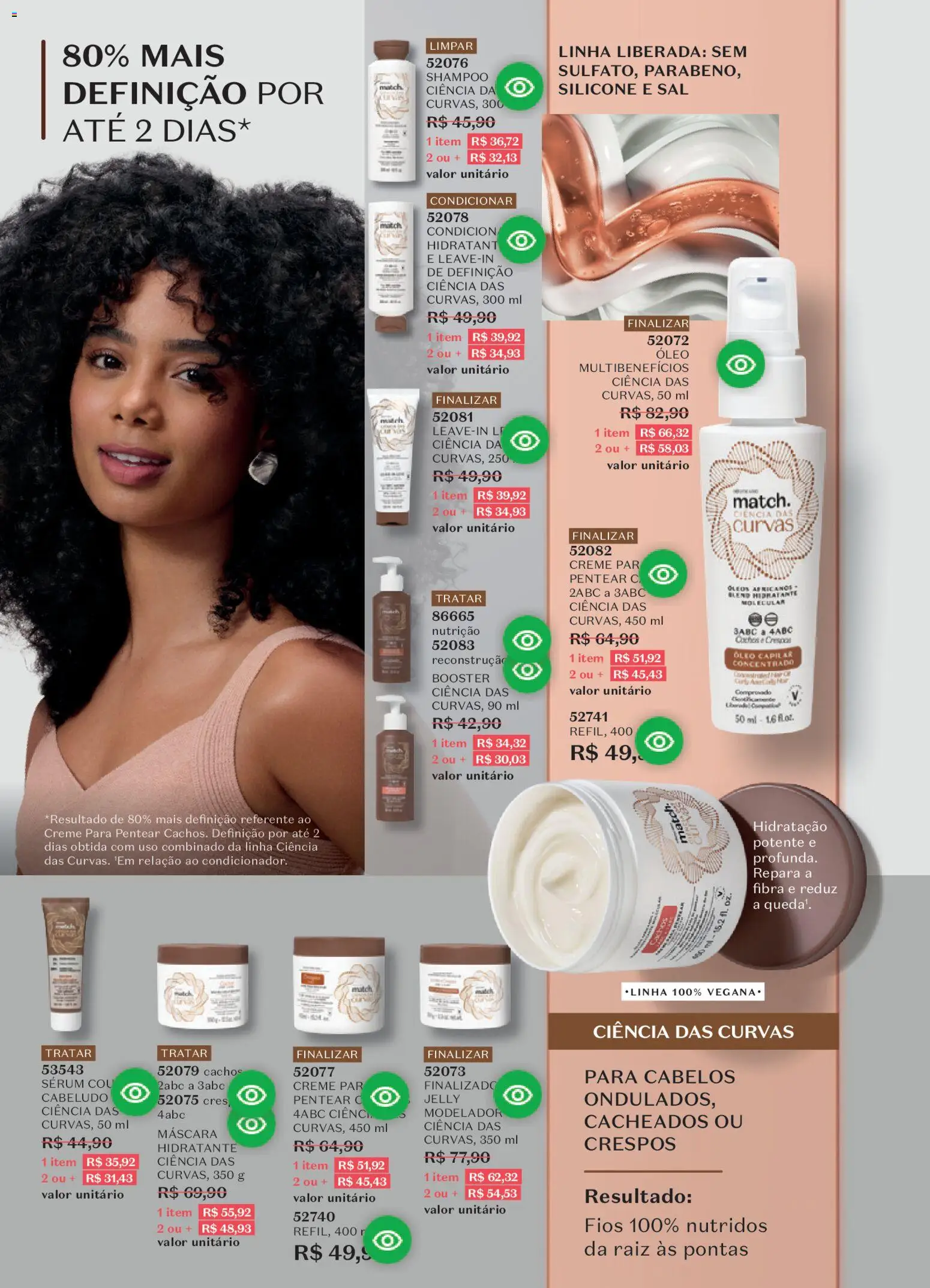 O Boticário Folheto - válido de 09.02.2026 | Página: 166 | Produtos: Shampoo, Óleo, Sérum, Creme