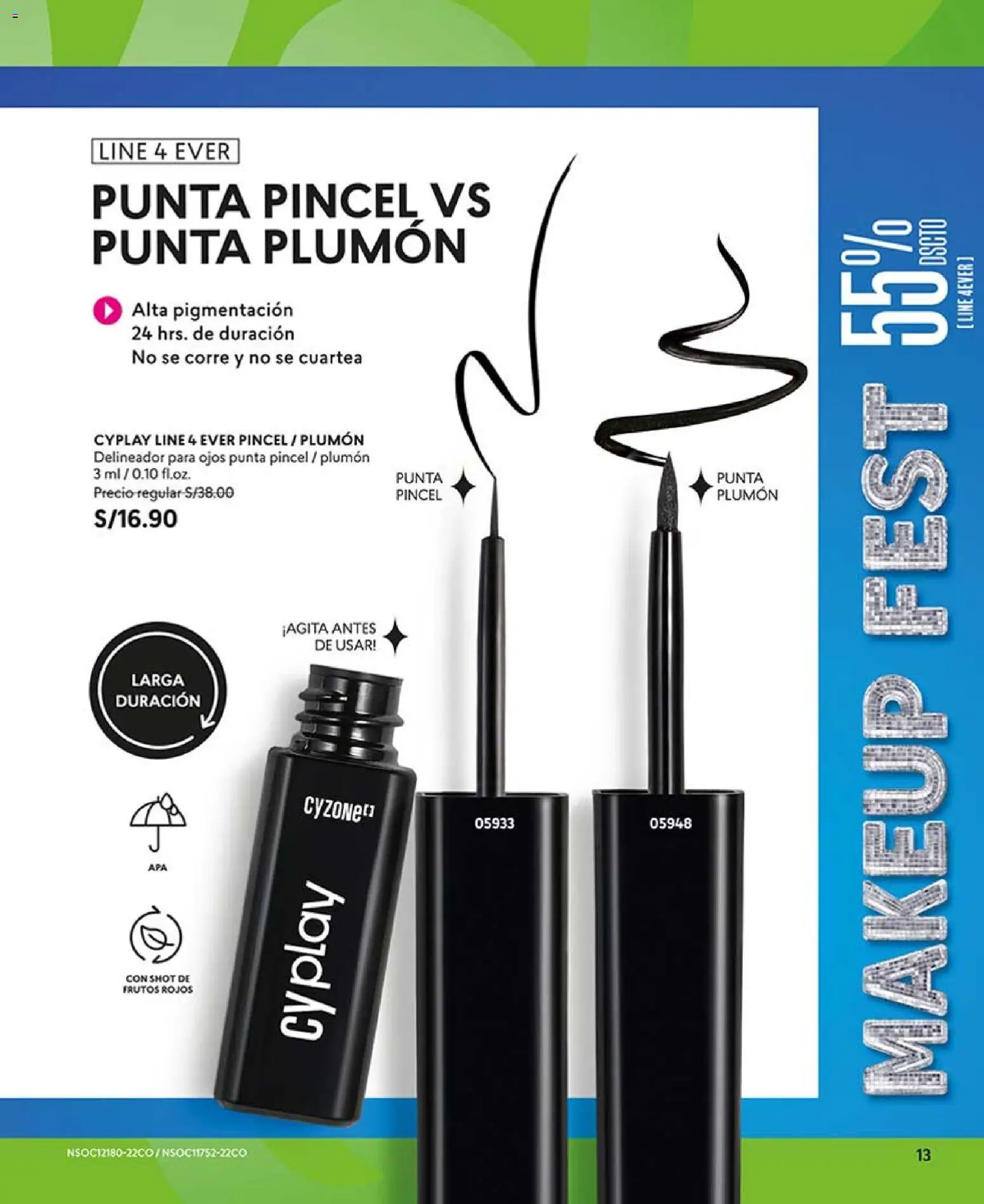 Catálogo CyZone válido desde 31.01.2026 | Página: 13 | Productos: Delineador, Pincel