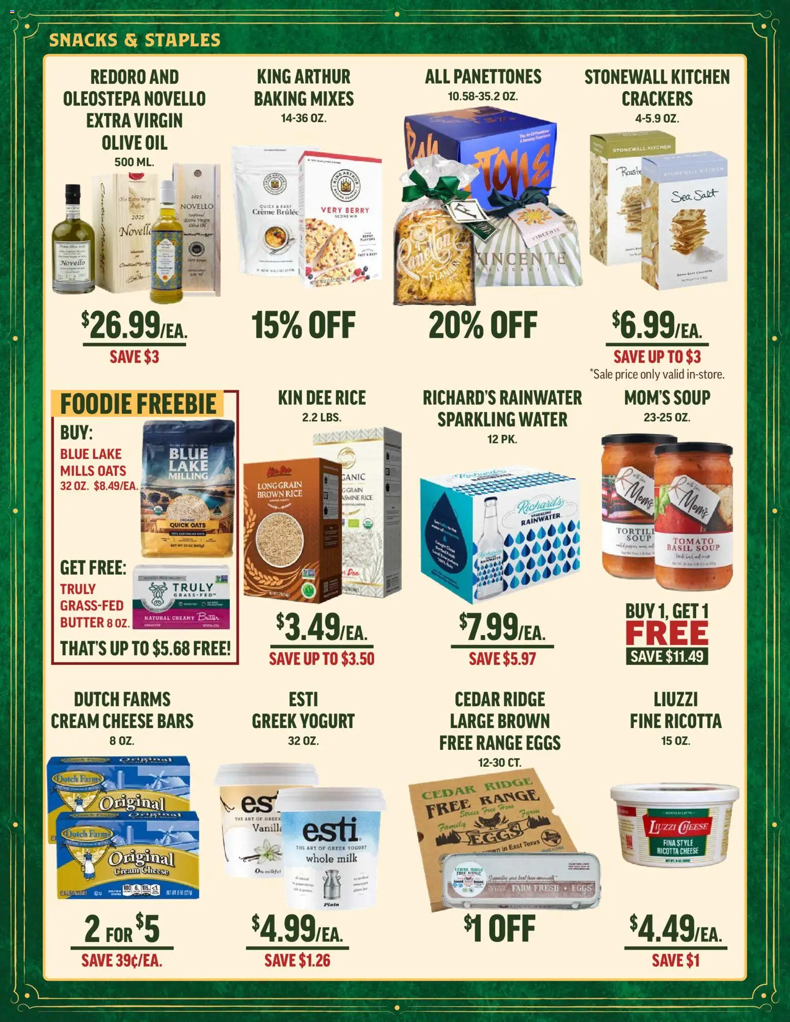Central Market Weekly Ad - valid from 10.12.2025 | Page: 3 | Products: Press, Milk, Eggs, Water