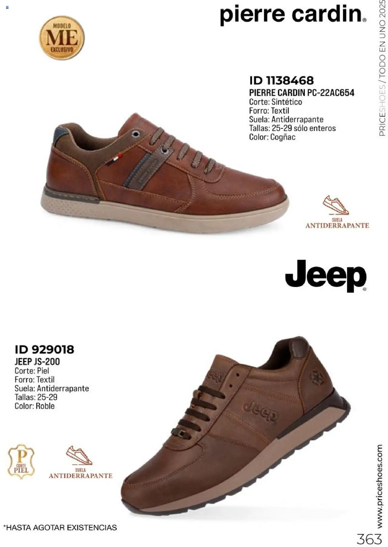 Nuevas ofertas de Price Shoes válidas en toda la República Mexicana desde el 05.05.2025. ¡Encuentra las mejores ofertas en Price Shoes catálogo Todo En 1 2025! | Página: 361