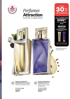 Vista previa de Perfumes Attraction, Perfumes Attraction. Ella cambia; su regalo también., nuevo folleto de la tienda, válido en México a partir del 24.04.2026 | Página: 71