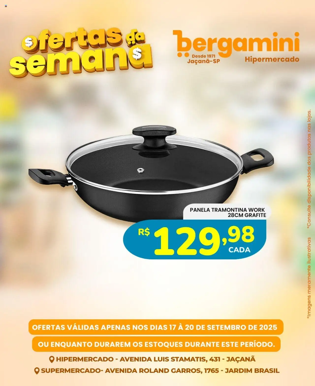Supermercado Bergamini Folheto - válido de 17.09.2025 | Página: 18 | Produtos: Panela