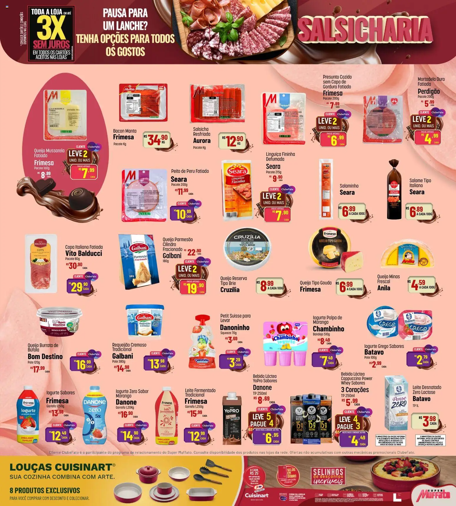 Super Muffato Folheto - válido de 05.03.2026 | Página: 15 | Produtos: Leite, Salame, Peito de peru, Queijo parmesão