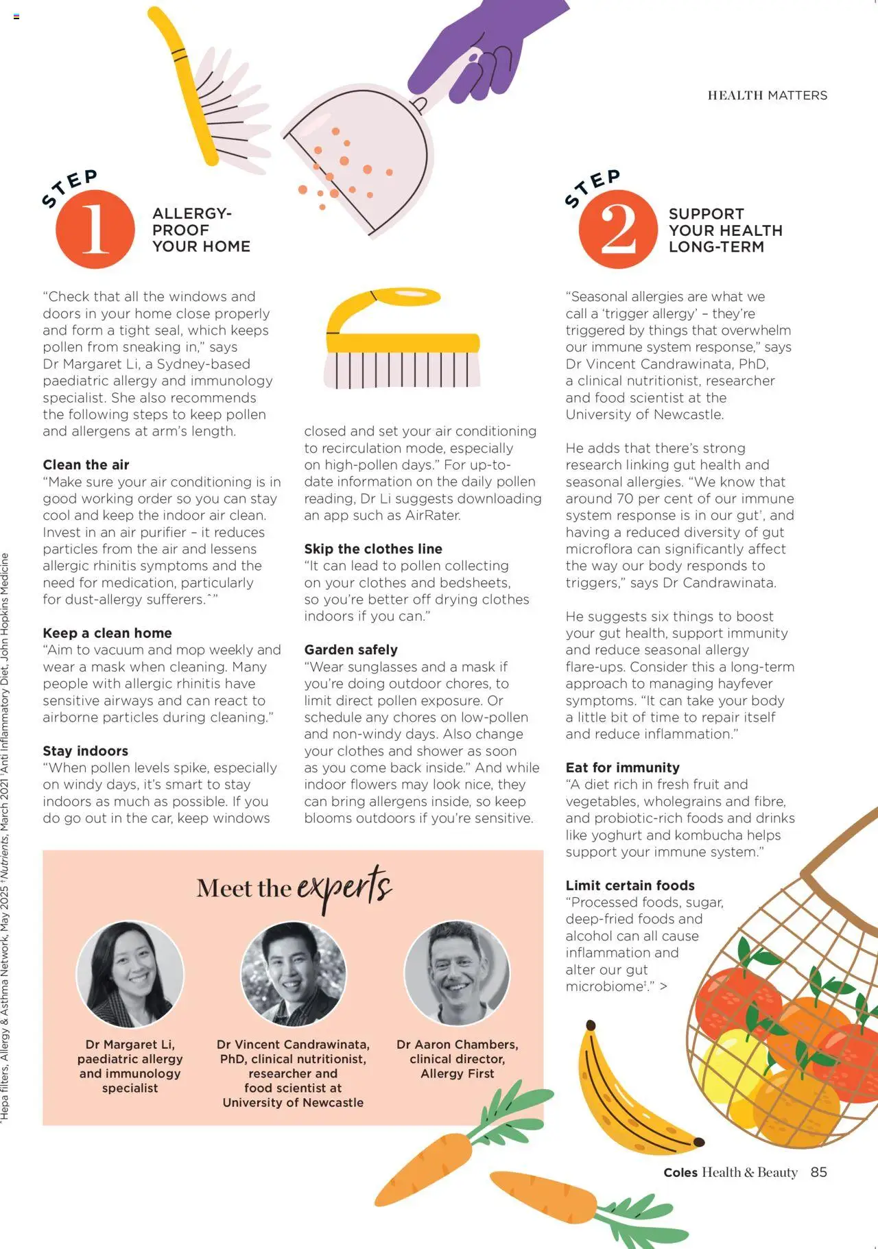 Coles catalogue - valid from 07.10.2025 | Page: 85 | Products: Shower, Yoghurt, Date, Allergy