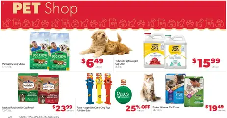 Preview of Family Fare weekly ads valid from 12.04.2026 | Page: 12 | Products: Dog Food, Cat Litter, Rice, Pea