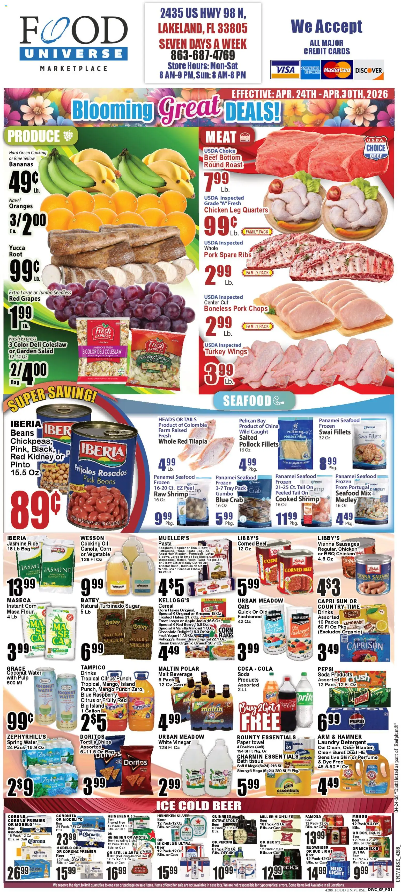 Food Universe Weekly Ad - valid from 24.04.2026 | Page: 1