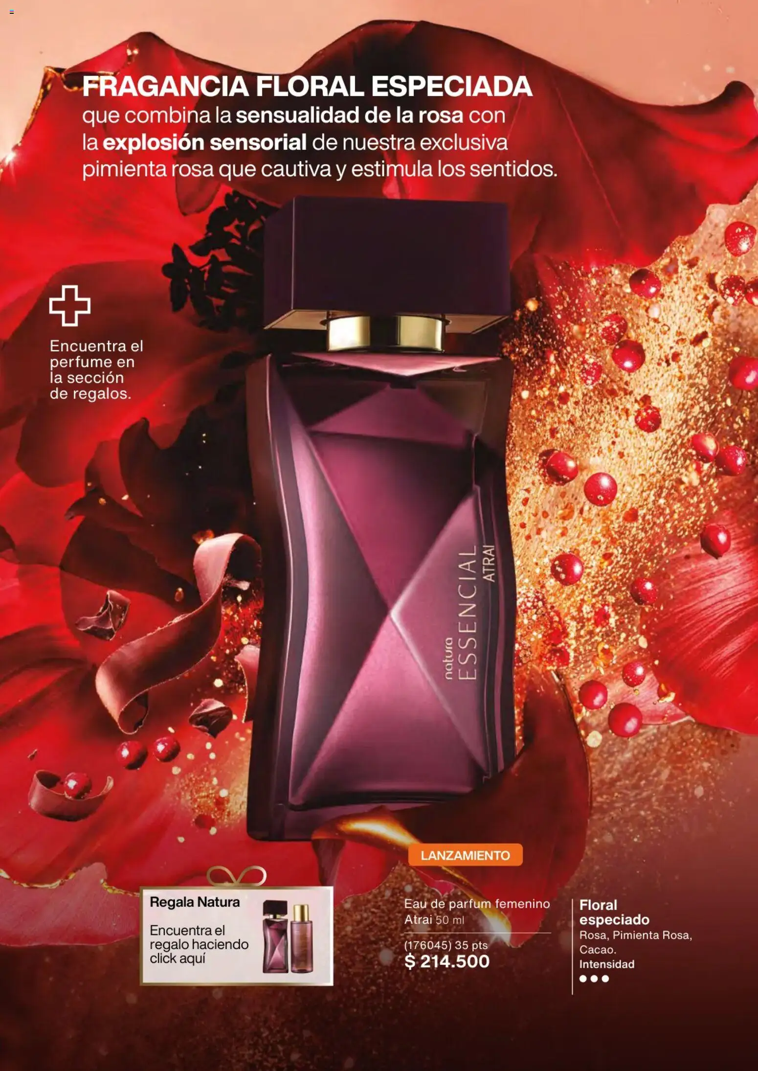 Natura revista - valida desde el 01.02.2026 | Página: 52 | Productos: Pimienta, Tobillera, Perfume, Fragancia