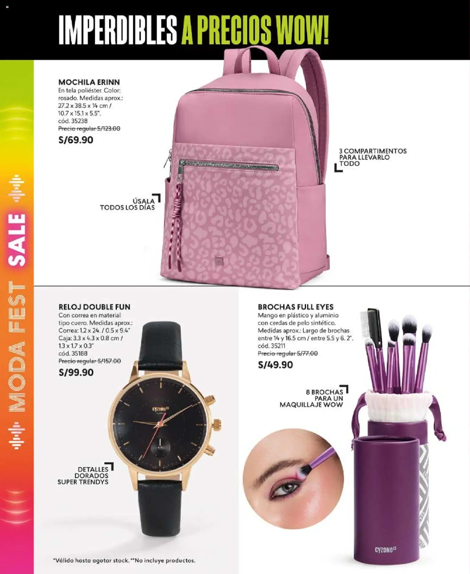 Catálogo CyZone válido desde 21.02.2026 | Página: 84 | Productos: Caja, Mochila, Reloj, Maquillaje