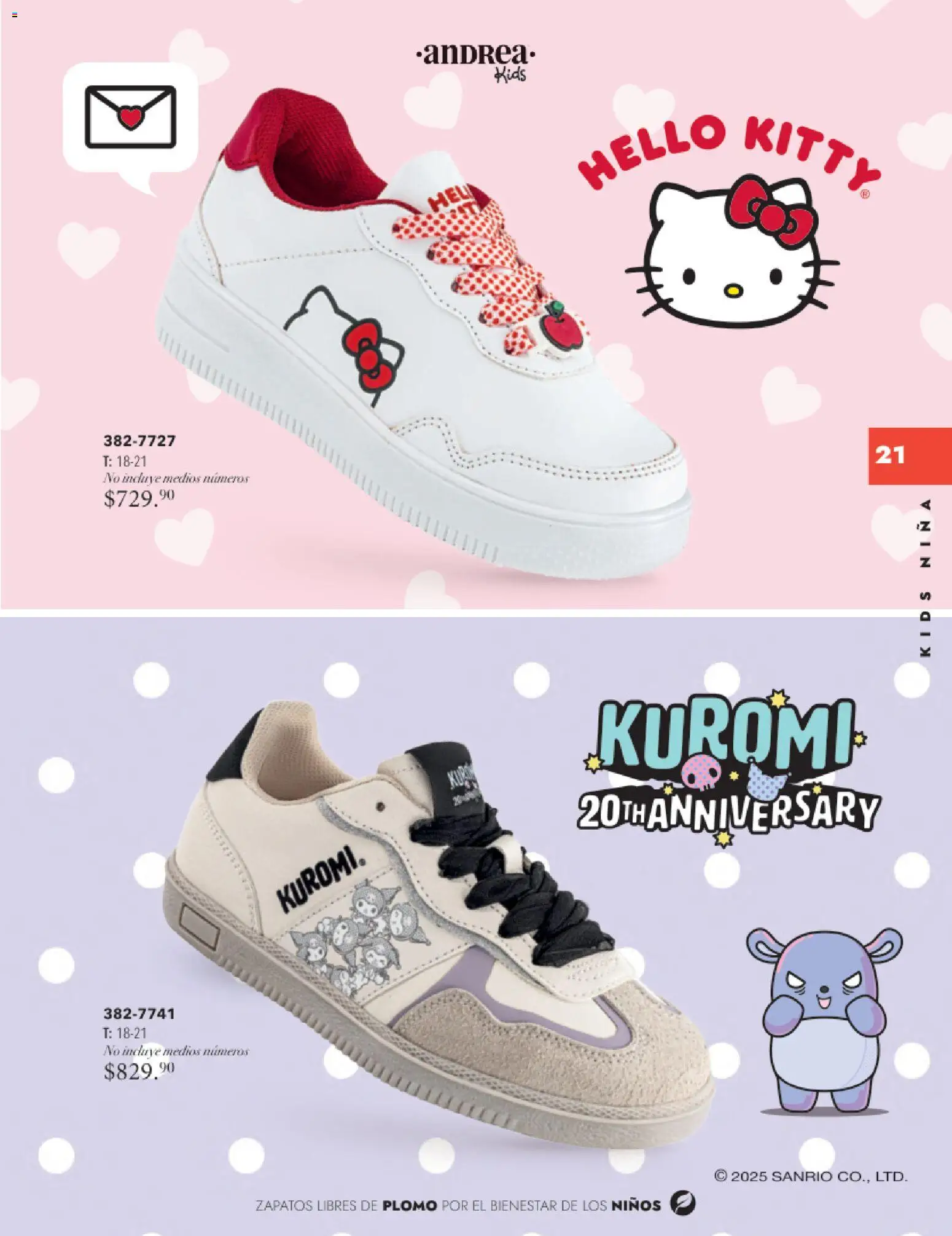 Nuevas ofertas de Andrea válidas en toda la República Mexicana desde el 26.11.2025. ¡Encuentra las mejores ofertas en Andrea catálogo Infantil Kids! | Página: 20 | Productos: Zapatos