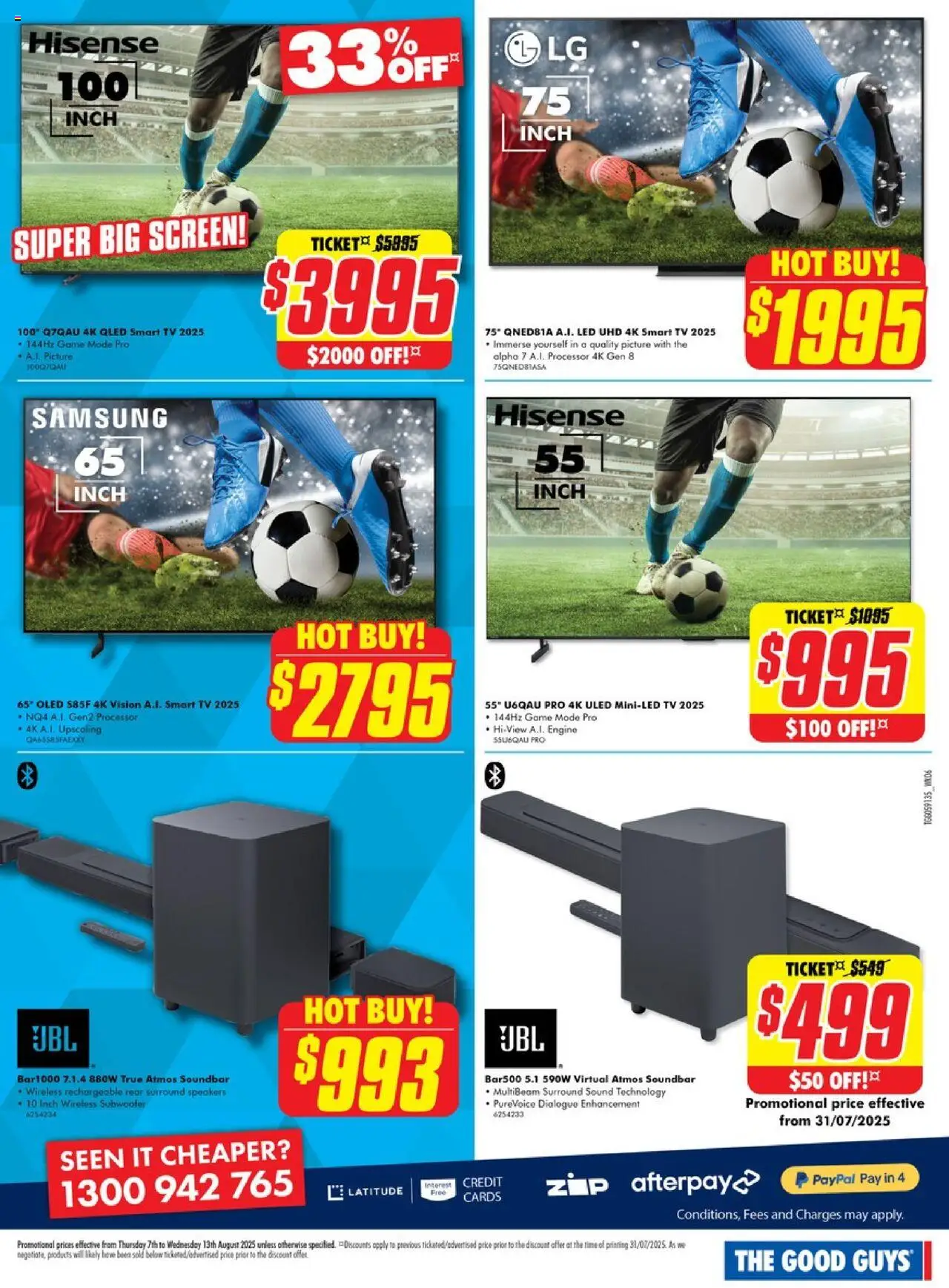 The Good Guys catalogue - valid from 06.08.2025 | Page: 14 | Products: Picture, Tv, Smart tv, Screen
