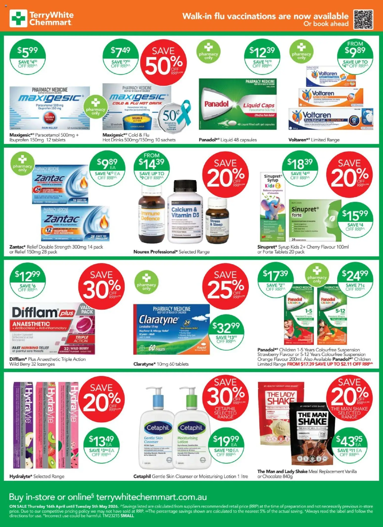 Terry White catalogue - valid from 16.04.2026 | Page: 2 | Products: Chocolate, Lotion, Watermelon, Vitamin