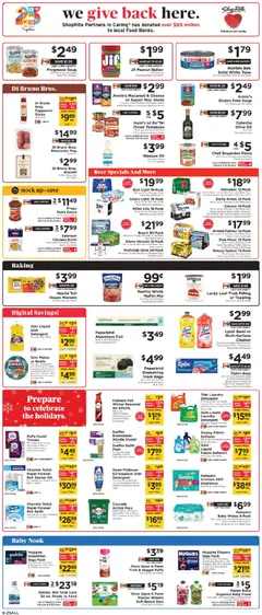 Preview of ShopRite weekly ads valid from 30.11.2025 | Page: 8 | Products: Corn, Beer, Tomatoes, Peach