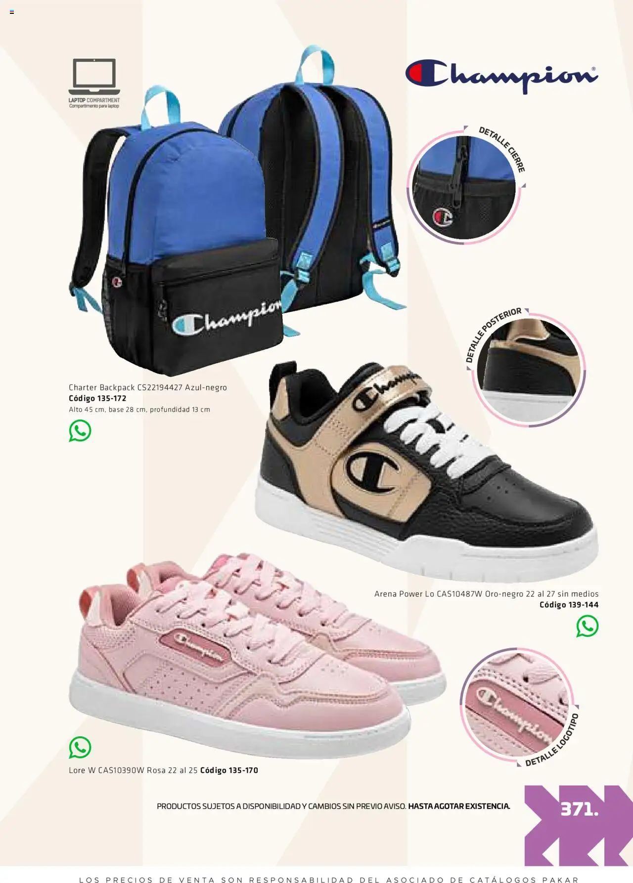 Nuevas ofertas de SC Pakar válidas en toda la República Mexicana desde el 29.08.2025. ¡Encuentra las mejores ofertas en SC Pakar - Catálogo Otoño Women! | Página: 371