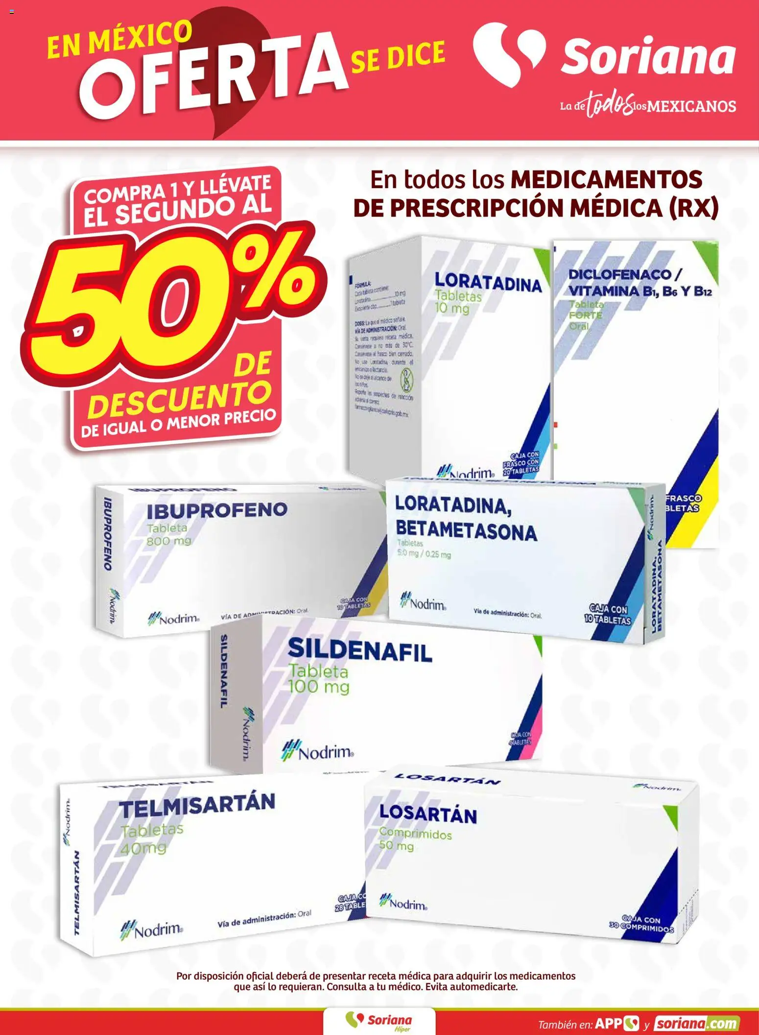 Nuevas ofertas de Soriana válidas en toda la República Mexicana desde el 01.01.2026. ¡Encuentra las mejores ofertas en Soriana - Fin de Semana Híper - Chih, Delicias, Dur y Coah (excepto Saltillo)! | Página: 5 | Productos: Frasco, Caja, Tableta