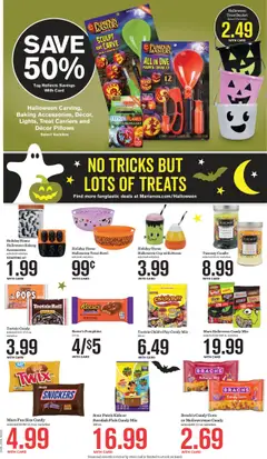 Preview of Mariano's weekly ads valid from 22.10.2025 | Page: 12 | Products: Corn, Milk, Chocolate, Pumpkin