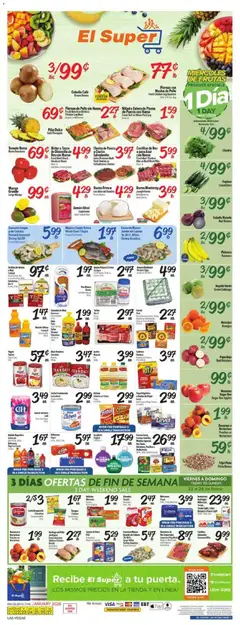 Preview of El Super weekly ads valid from 21.01.2026