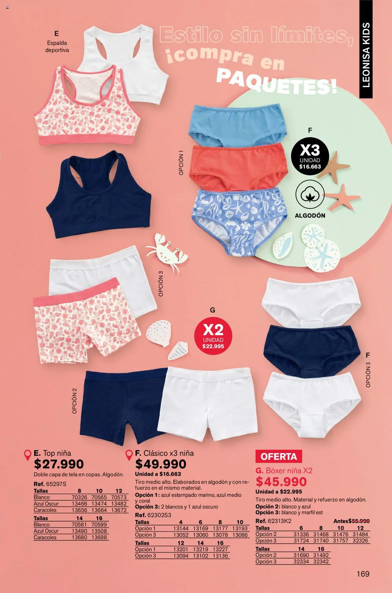 Leonisa revista - valida desde el 04.08.2025 | Página: 169 | Productos: Algodón, Top