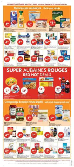 Preview of PC EPANS ET AUTEUK Burgers de poulet/Chicken, Burgers, côte de bœuf/Prime Rib ou/or burgers de bœuf faits de côte de bœuf/Sirloin Beef Burgers (8) from shop Pharmaprix valid from 27.02.2026 | Page: 6
