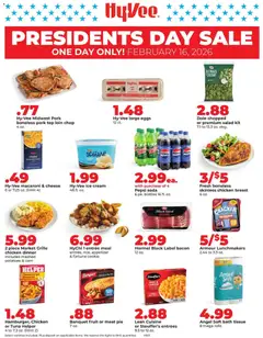 Preview of HyVee weekly ads valid from 16.02.2026