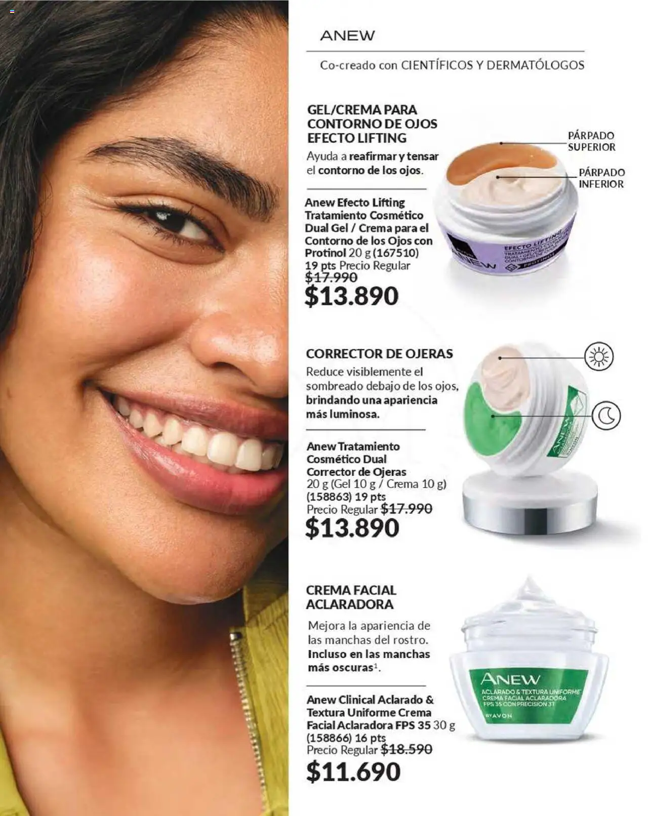 Catálogo Avon Campaña 12 │ válido desde el 22.07.2025 | Página: 91 | Productos: Contorno, Corrector, Crema, Contorno de ojos