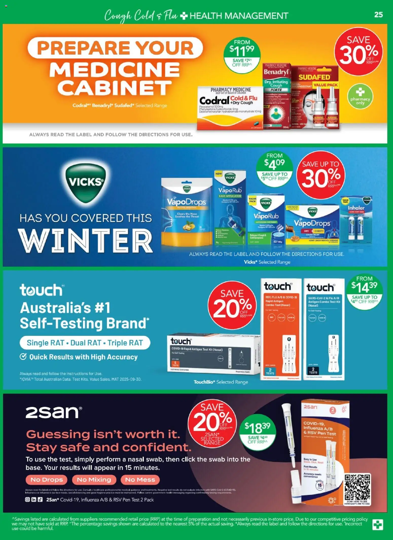 Terry White catalogue - valid from 16.04.2026 | Page: 25 | Products: Cabinet, Butter, Safe, VapoRub