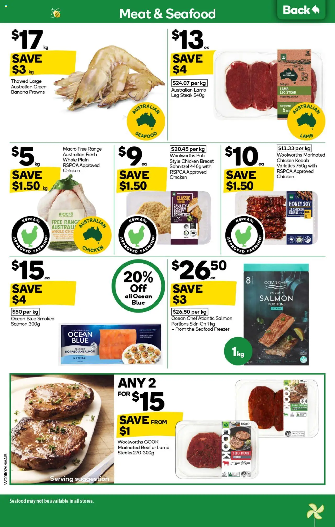 Woolworths catalogue - valid from 01.10.2025 | Page: 18 | Products: Honey, Meat, Seafood, Freezer