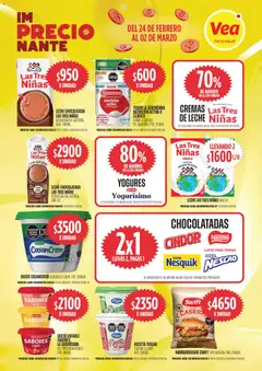 Vista previa Vea ofertas válido desde el 24.02.2026 | Página: 6 | Productos: Azucar, Leche, Queso, Salame